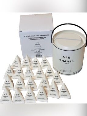 CHANEL №5 20 Shower Gel Pods + PAINT CAN Factory 5 100th Anniversary🖤 NIB